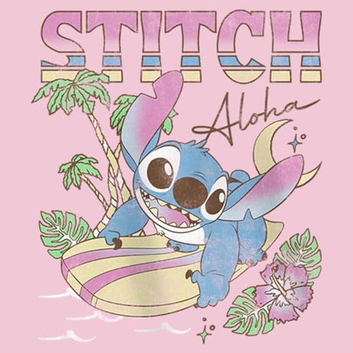 Disney Little, Big Lilo Aloha Stitch Girls Short Sleeve Tee Shirt2