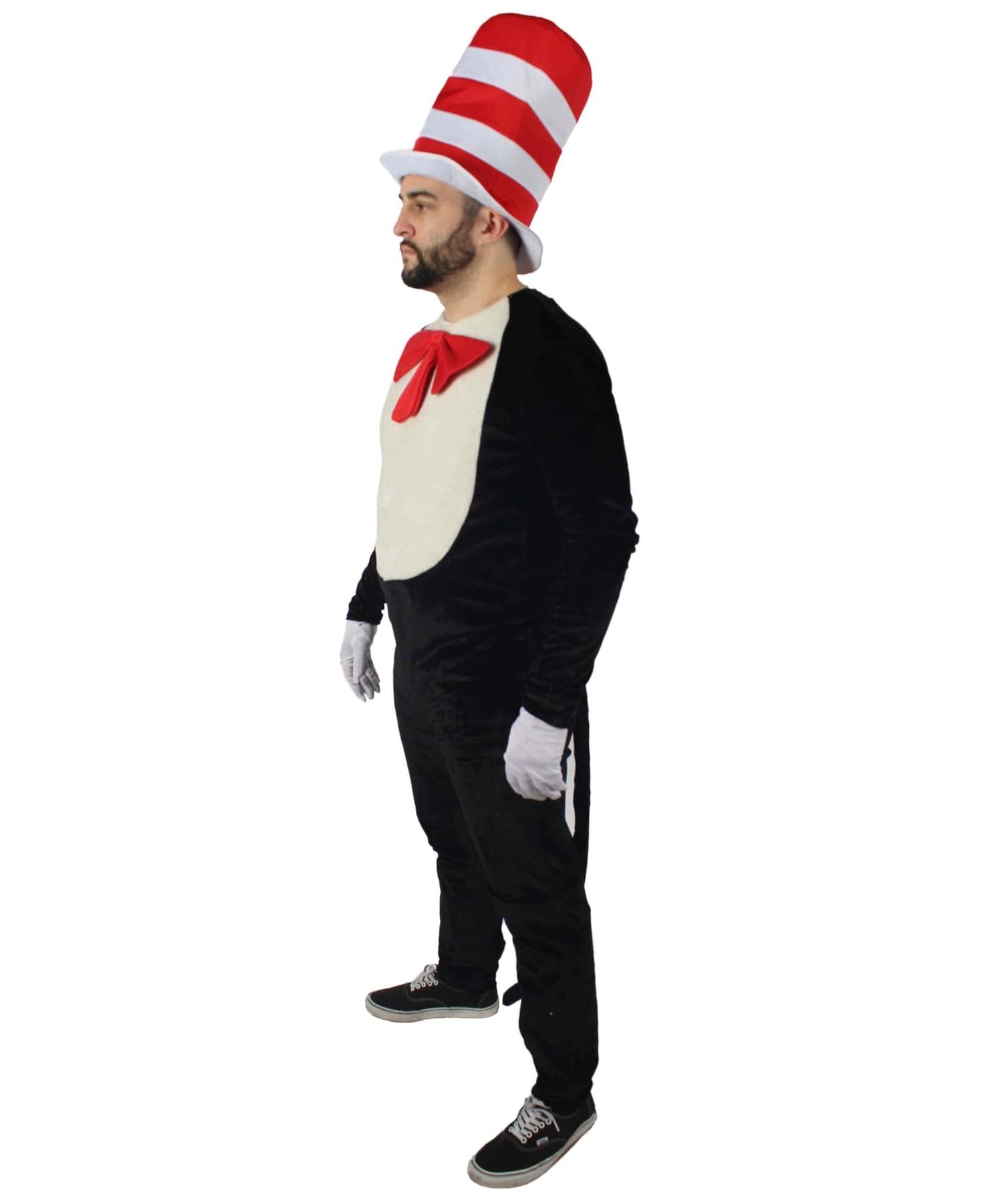 HPO HALLOWEEN PARTY ONLINE Men's Storybook Cat Costume Fancy Dress Outfit