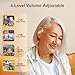 OTC Hearing Aids for Senior, Rechargeable Hearing Aids with Noise Cancelling, 4 Levels of Volume Adjustment, Easy to Operate and Clear Sound