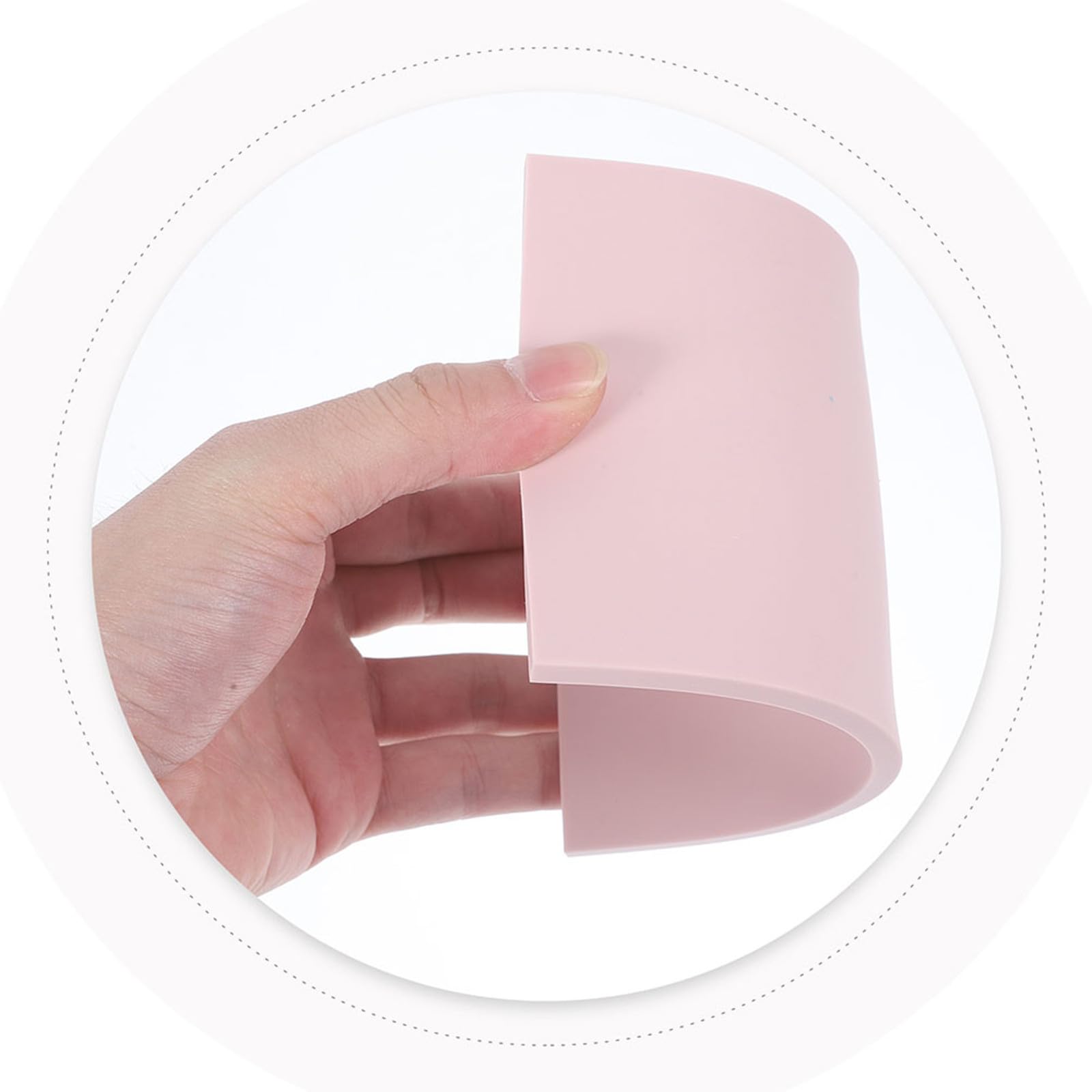 YOSADIER 7 Piezas Bloque de Goma Rosa para Tallado de Sellos Experiencia, Material Tpr Rectangular Adecuado para Proyectos Creativos y Manualidades en Papel y Tela