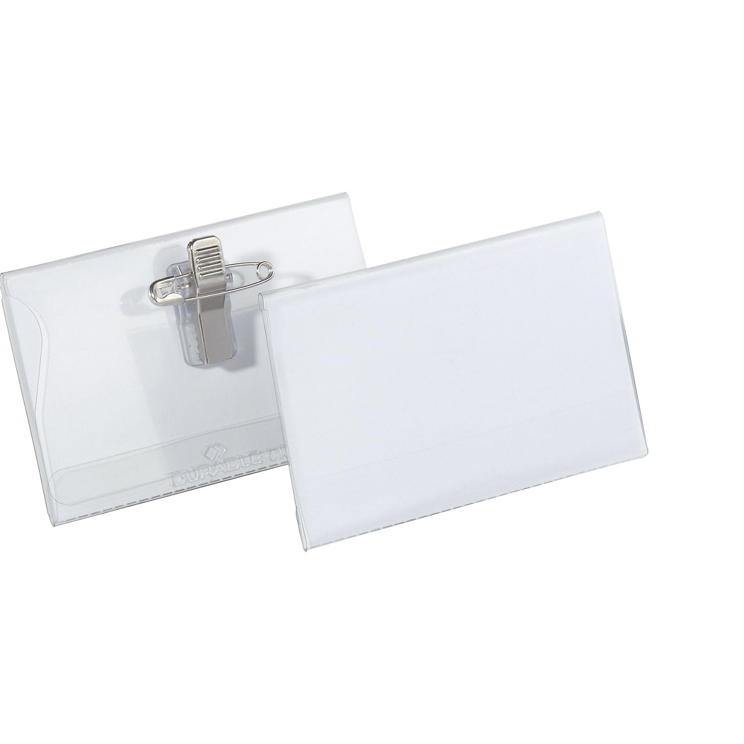 Durable Combi Clip Name Badge 40X75mm