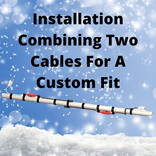 Vineheat 3 Ft Self-Adhesive Pipe Freeze Protection Cable: 120V #TOP6