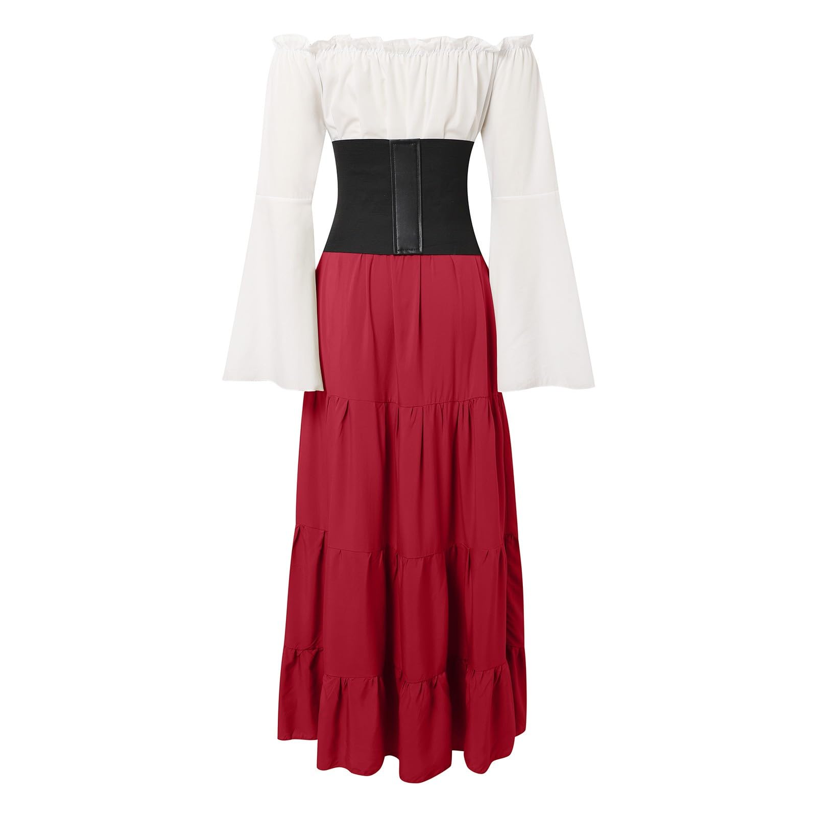 Costume da Spettacolo teatrale con Abito Lungo da Corte retrò da Donna Medi