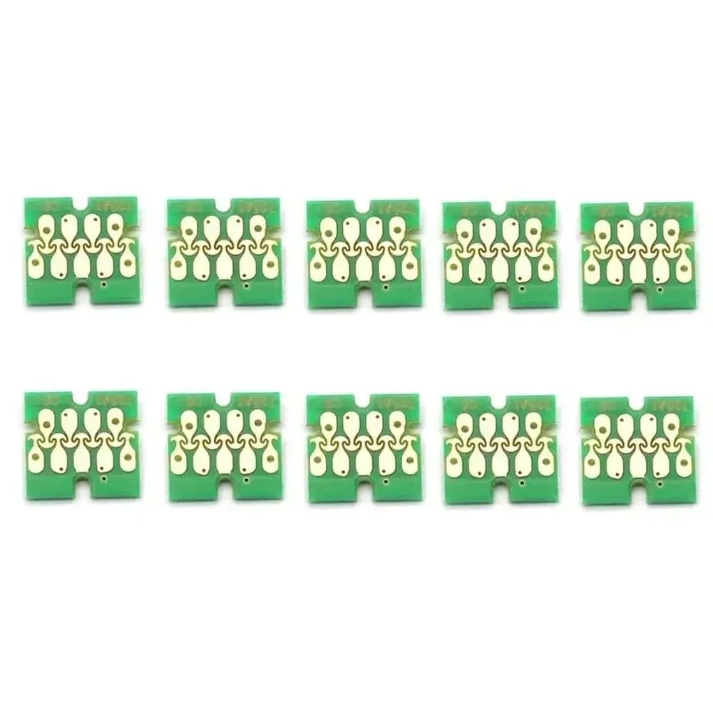 6 to 18 Pcs Ink Cartridge Chip Compatible with SureColor F2100 SC-F2000 F2130 F2140 White Ink Chip T7251 T7252 T7253 T7254 T725A1 T725A2(10pcs T725A2 WT)