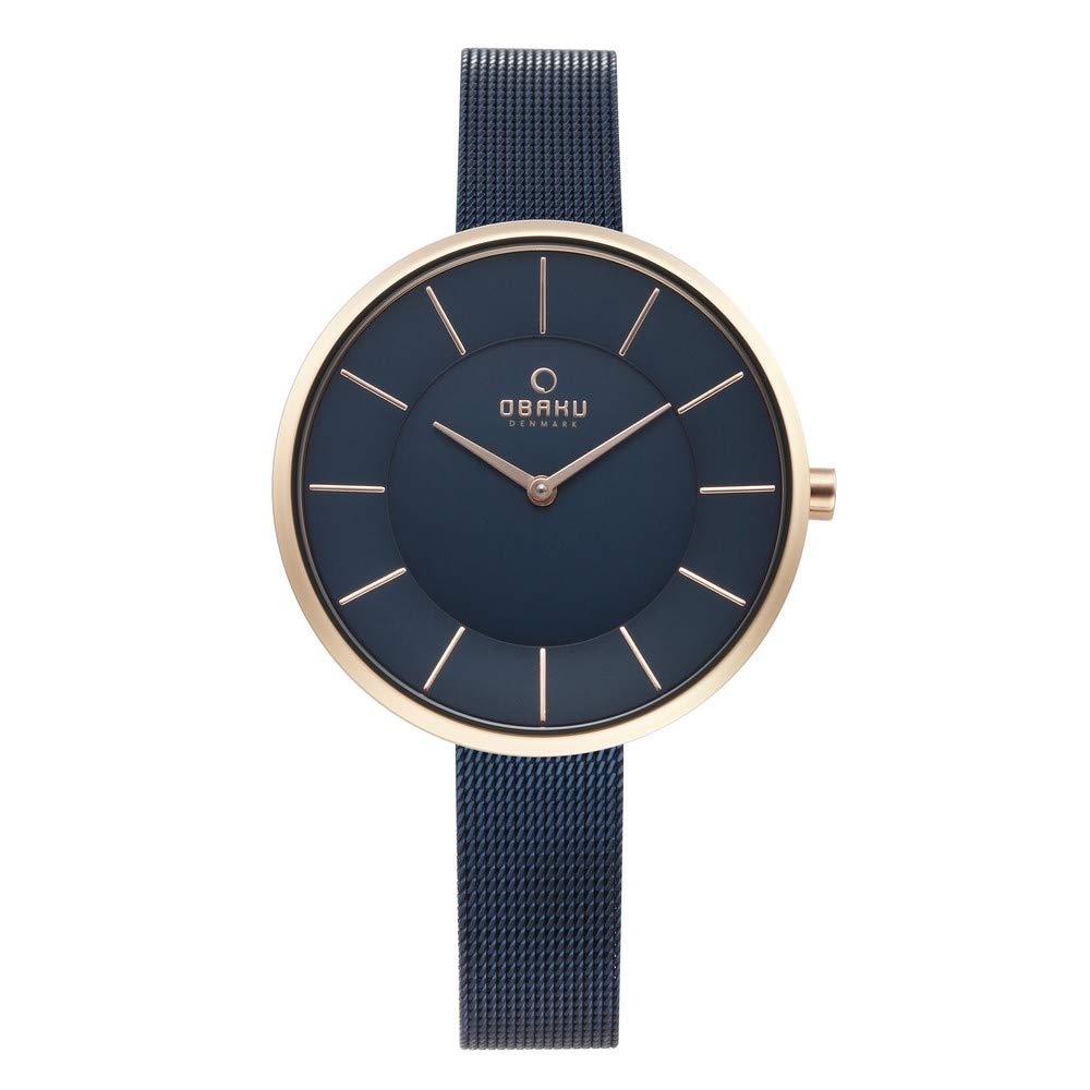 Obaku Sand Ocean Analog Blue Dial Womens Watch-V185LXVLML (B07FM9874S) Amazon Price History, Amazon Price Tracker