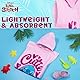 Disney Stitch Badetuch Poncho Badeponcho Kinder Strandtuch Mädchen mit Kapuze Weiches Schnelltrocknendes Handtuch für Strand Schwimmen (Rosa Stitch, 6-9 Jahren)