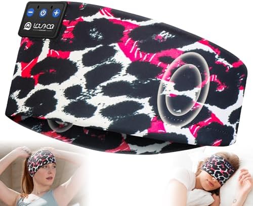 LOVE EYE Sleep Headphones Wireless Headband Headphones Bluetooth 5.4 for Side Sleeper Bluetooth Headband Earphones for Sports for tech Gadgets Gifts