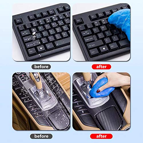 Cleaning Gel 160G, Dust Cleaning Mud for Car, Car Accessories, Keyboard Printers Cameras PC Tablet Laptop Airpods Case Cleaner - Thumbnail 2