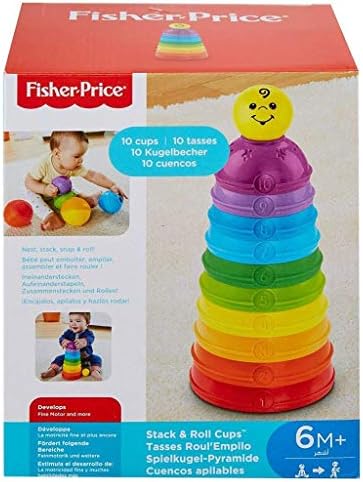 Potinhos Empilhar e Rolar Fisher Price