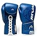 RIVAL Boxing RFX-Guerrero SF-H Lace-Up Sparring Gloves, Quilted Horsehair Padding, Laminated with a Low-Density Foam, Blue, 16 oz