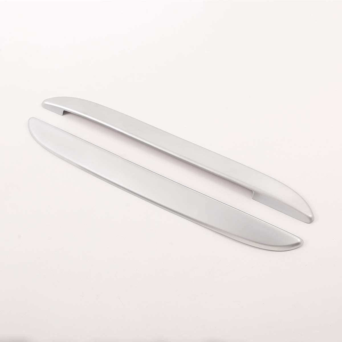 Abs車のフロントローシートバック装飾ストリップトリムと互換X5 G05 X7 G07 2019 (クローム)