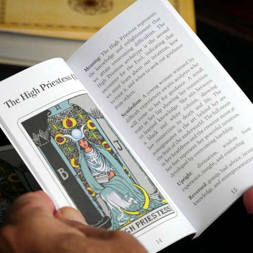 Image of The Original Tarot Cards - Improved Rider Waite Tarot Deck Alternative - High Resolution Print, Classic Design Artwork - Tarot Cards for Beginners and Professionals (Style 36)