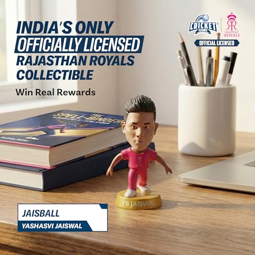 Image of Action Figure, 3 Inch Yashasvi Jaiswal, IPL Edition | 360 Rotatable Head, Cricket Player, For Fans & Collectors