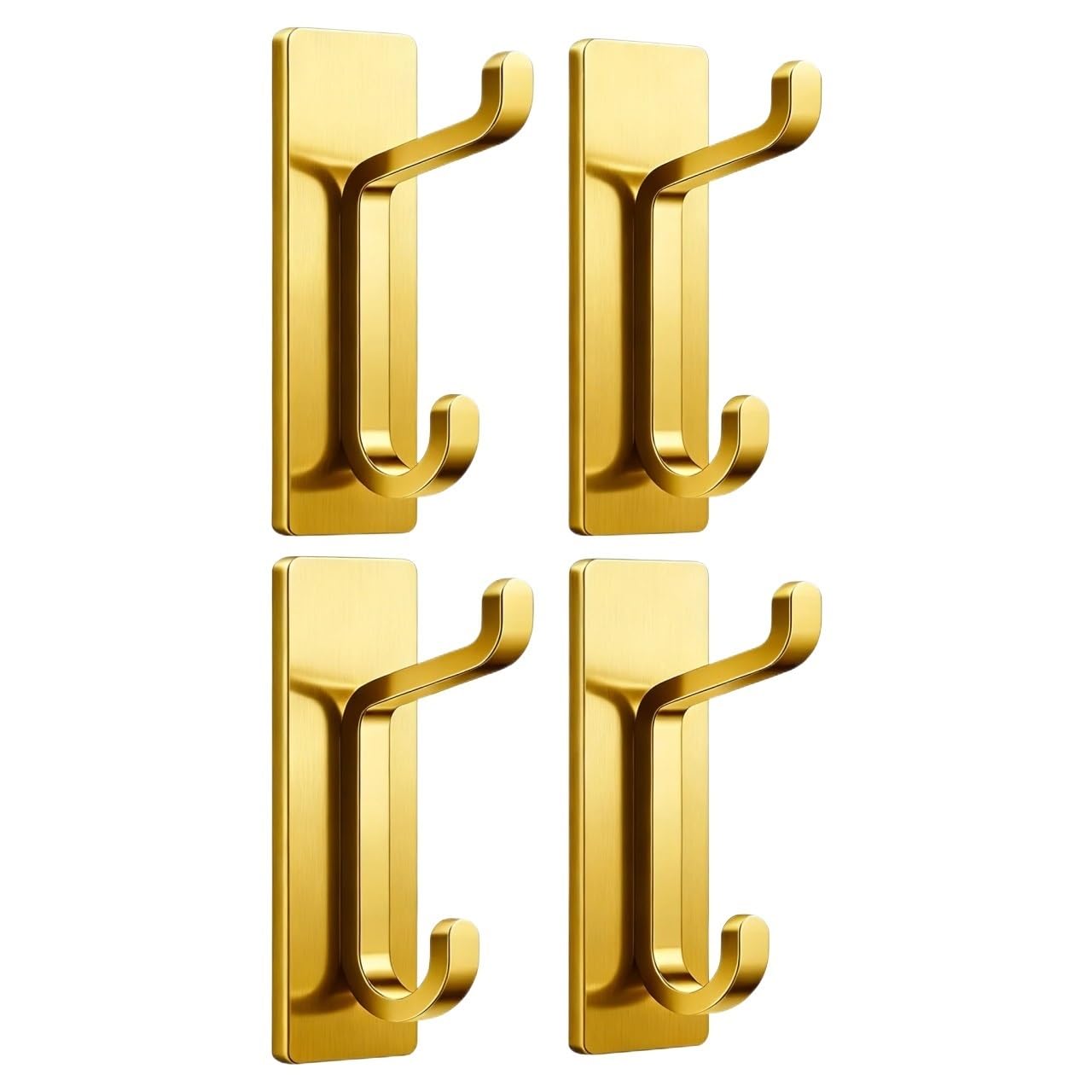 FGUJSUR Coat Hooks 2/4pcs Self Adhesive Wall Hooks