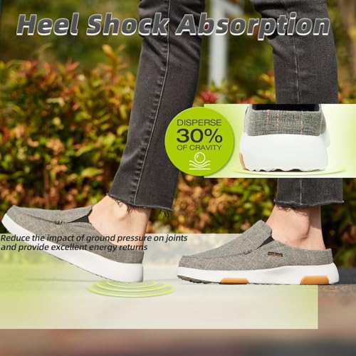 Image of OrthoComfoot Women's Arch Support Shoes,Plantar Fasciitis, Foot and Heel Pain Relief, Orthopedic Boat Shoes for Diabetic Bunions