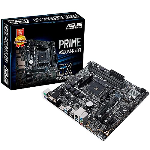 Placa-Mãe ASUS Prime - A320M-K/BR, AMD AM4, mATX, DDR4