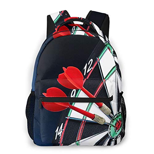 Preisvergleich Produktbild Rucksack Freizeit Und Ausflüge Damen Herren Mädchen, Campus Kinderrucksack, Daypack Tagesrucksack Für Schule, Sportrucksack, Tablet Tasche Coole Darts