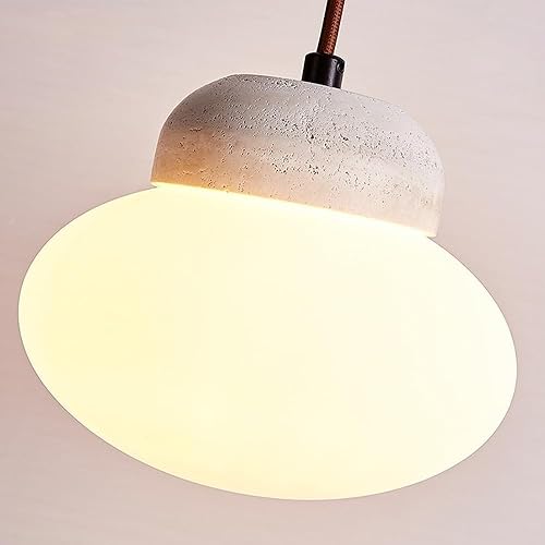 Miniatura 7 de Restaurante Bar Decoración Isla de Cocina Decorar Lámpara Colgante de Cristal Nórdico Beige Piedra Cueva Lámpara Colgante Lámpara de techo Lámpara