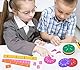Meetory 134 Stück Magnetic Fraction Tiles Bruchrechenkreise, Rechnen Lernen, Bruchrechenteile Math Manipulatives, Einschulungsgeschenke for Preschool Elementary School Bildungsressourcen Bildungskit