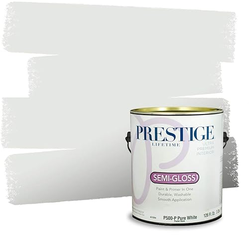 Prestige Paints Interior Paint and Primer In One, 1-Gallon, Semi-Gloss, Comparable Match of Valspar* Possibility*