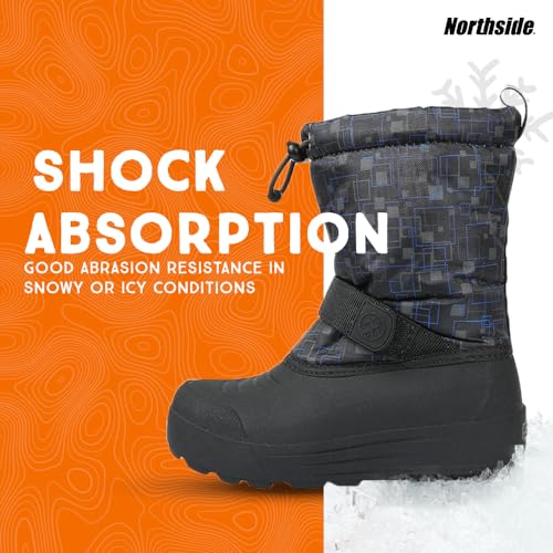 Image of Northside Frosty Insulated Winter Snow Boots for Girls and Boys with Rugged, Water Resistant Nylon Upper, Quick-Drying Lining, Removable EVA Insole, and Durable TPR Outsole