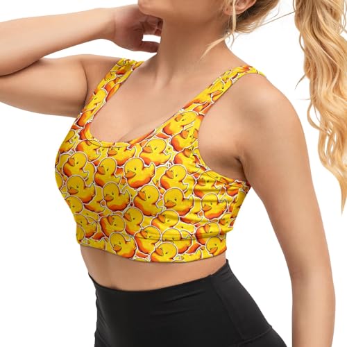 Image of Yoga top Women's Cheerleading Uniform Gym Outfit Running Crop Tops Yoga Shirts Casual Tank Top