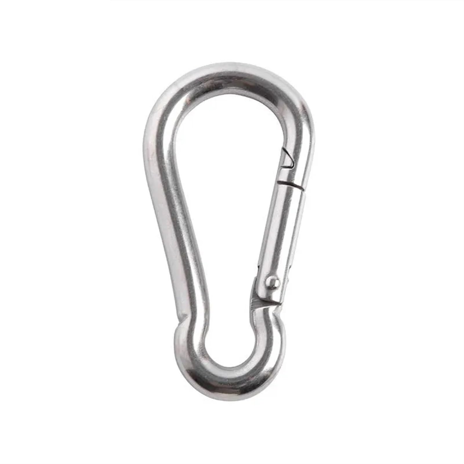 Klipsy zatrzaskowe Karabińczyki ze stali nierdzewnej 304, klamry do wspinaczki, karabińczyk z zamkiem na klucz(M5 2PCS)