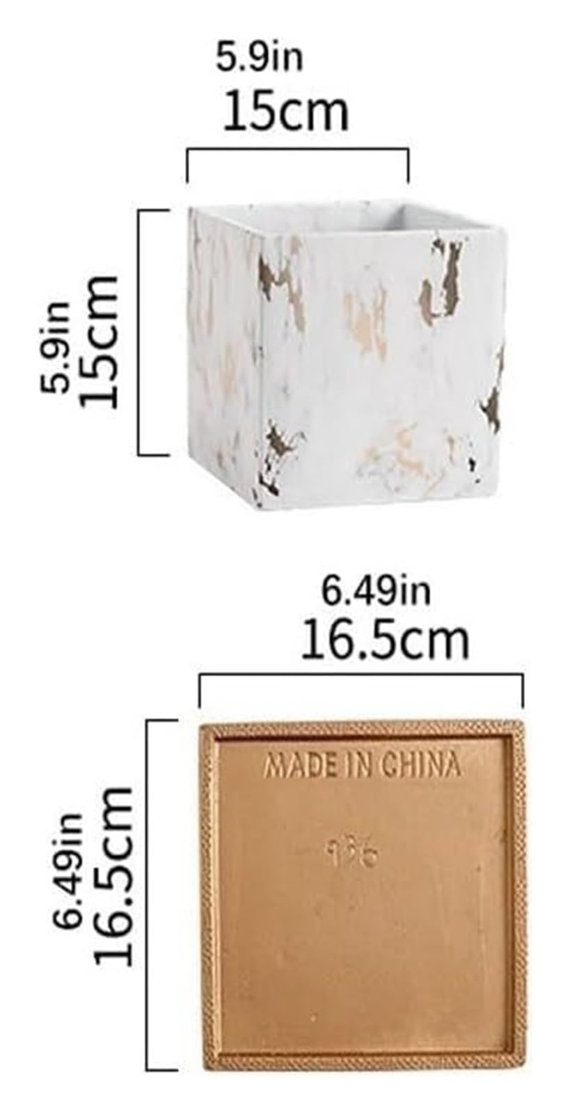 Doniczki na rośliny Ceramiczne doniczki do biura Rośliny domowe z otworami drenażowymi Prezenty dla miłośników roślin