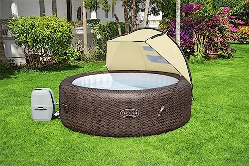 Auvent pour spa gonflable Lay-Z-Spa Bestway amovible et imperméable - 4