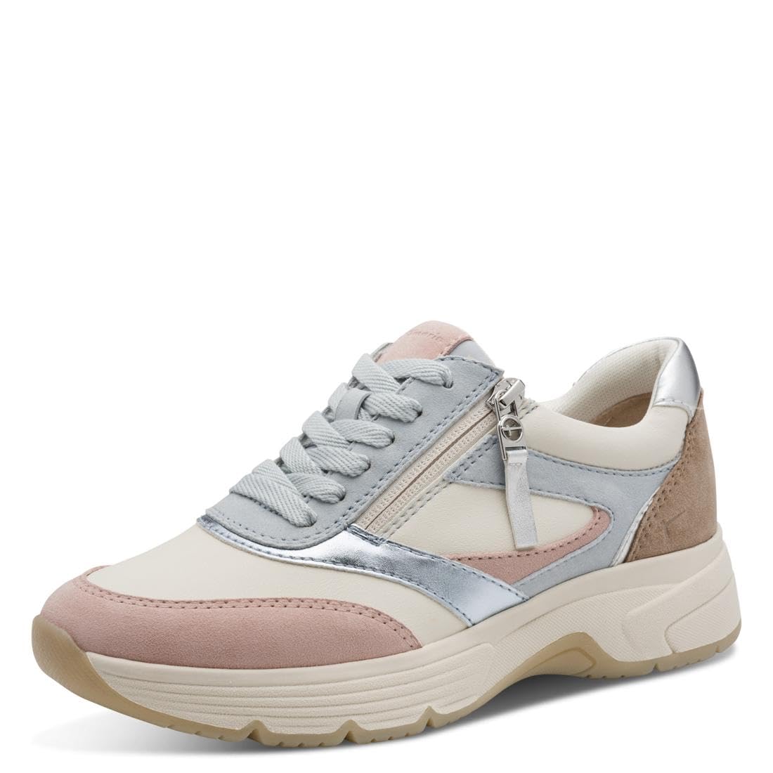 Tamaris Comfort Women's Low 8-83706-45 Trainers, Offwhite Comb, 41 EU