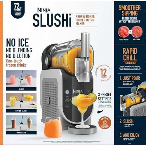 Ninja-SLUSHi-72-oz-Professional-Frozen-Drink-Maker-3-Preset-Settings-Slushie-Machine