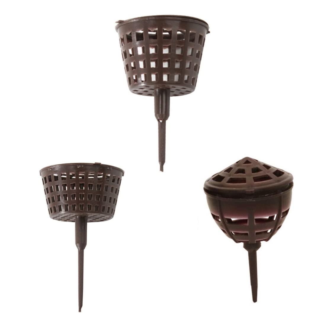 Boîte d'engrais en plastique 100pcs pour bonsaï avec couvercle outil de jardinage