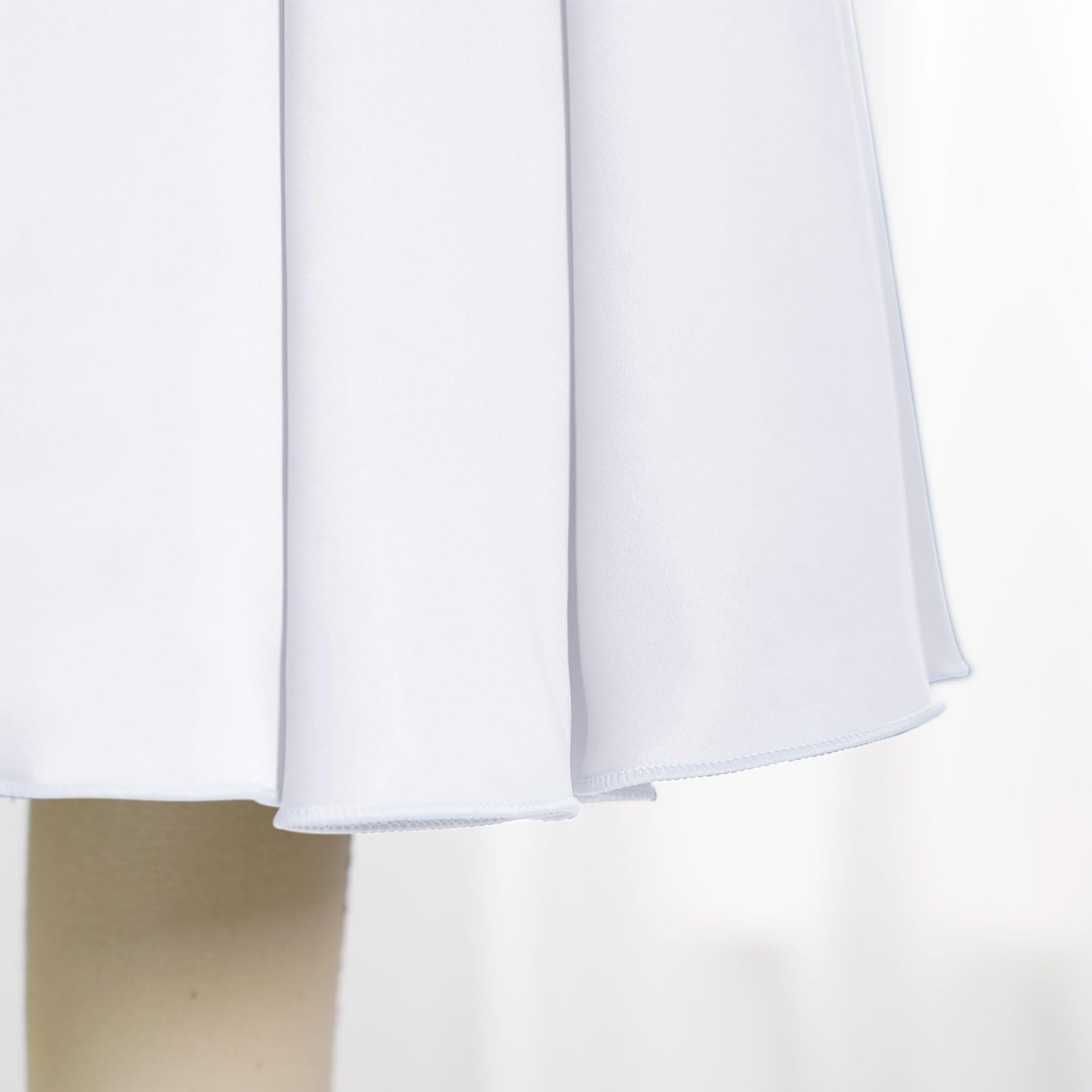 IWEMEK Abito da sera da ragazza in raso senza maniche con volant elegante per cerimonia di compleanno battesimo principessa