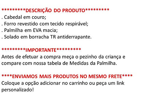 Sandália Papete Ortopédica Couro Infantil Raniel Ref.010030304 (19)