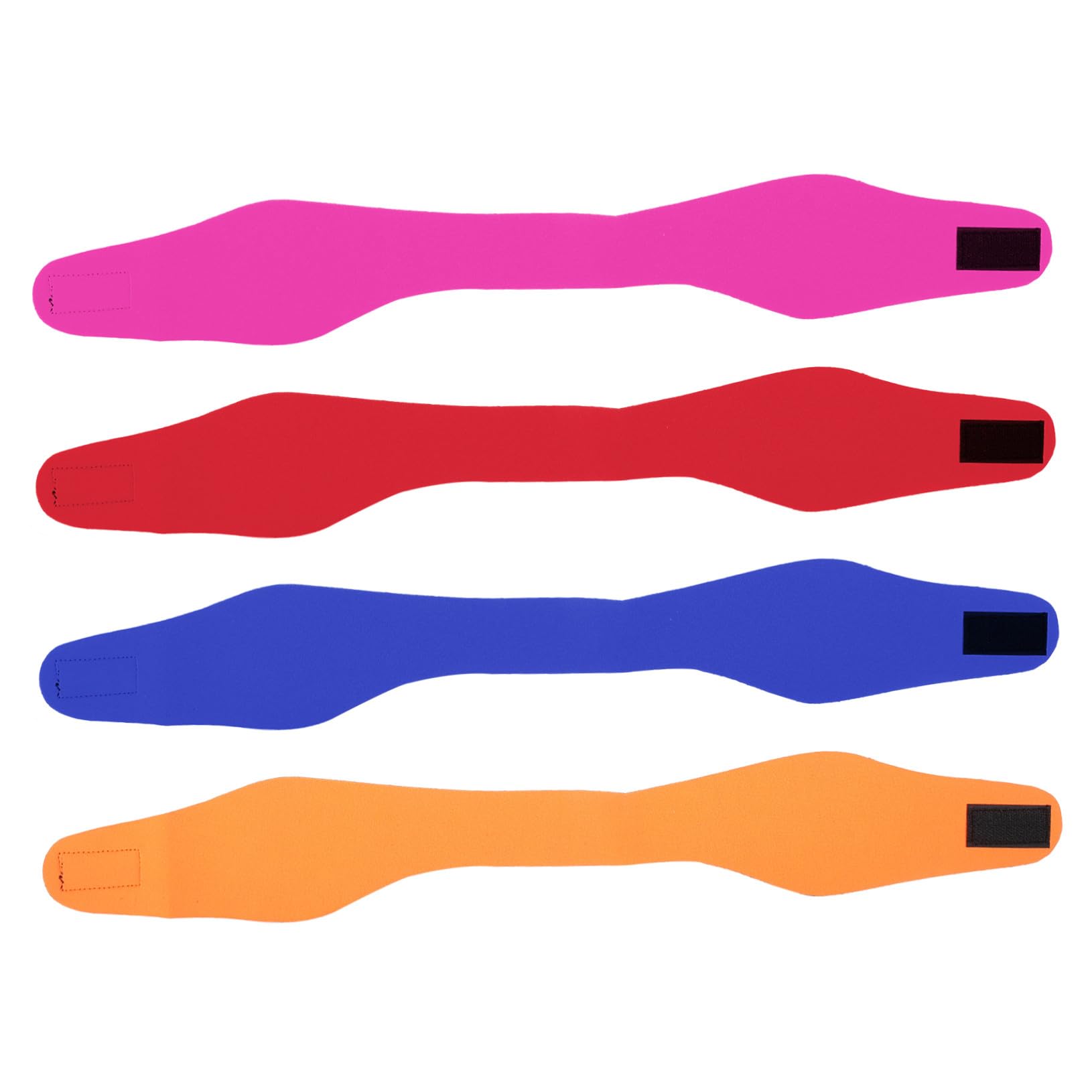 POPETPOP Cinta Para Cabeza De Natación Ajustable Cubiertas Para Oídos Impermeables Banda Transpirable Para Nadadores Para Actividades Acuáticas Incluye 4 Piezas X 4