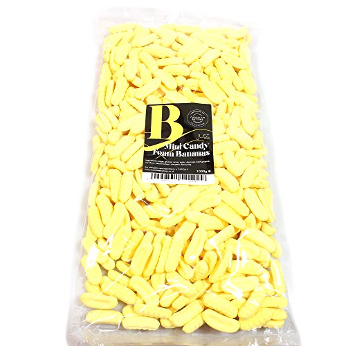 Just Treats Mini Foam Bananas (1 Kilo Share Bag)