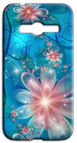 Mixroom – Coque Étui Case en TPU Silicone Souple pour Samsung Galaxy Core Prime G360 Q245 Fantaisie à Fleurs