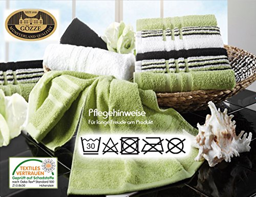 Gözze Bath Mat Flower, Polyester-Microfibre, turquoise, 70 x 120