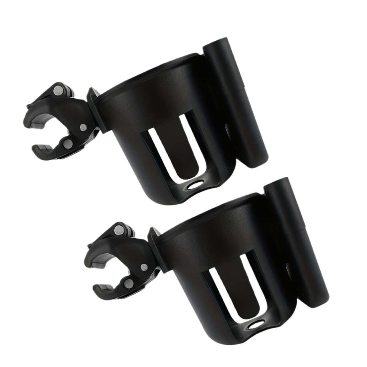 2 Stück Teiliges Babyflaschenhalter und Stroller Handyhalter mit Starkem Klammermechanismus Passend für Kinderwagen Fahrräder Rollstühle und Scooter Praktisches Reise-Accessoire