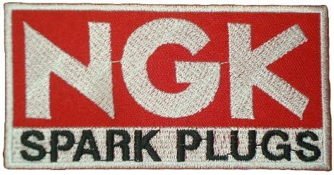 NGK SPARK PLUGS iridium Motocross Cars Label T Shirts PN07 Patches