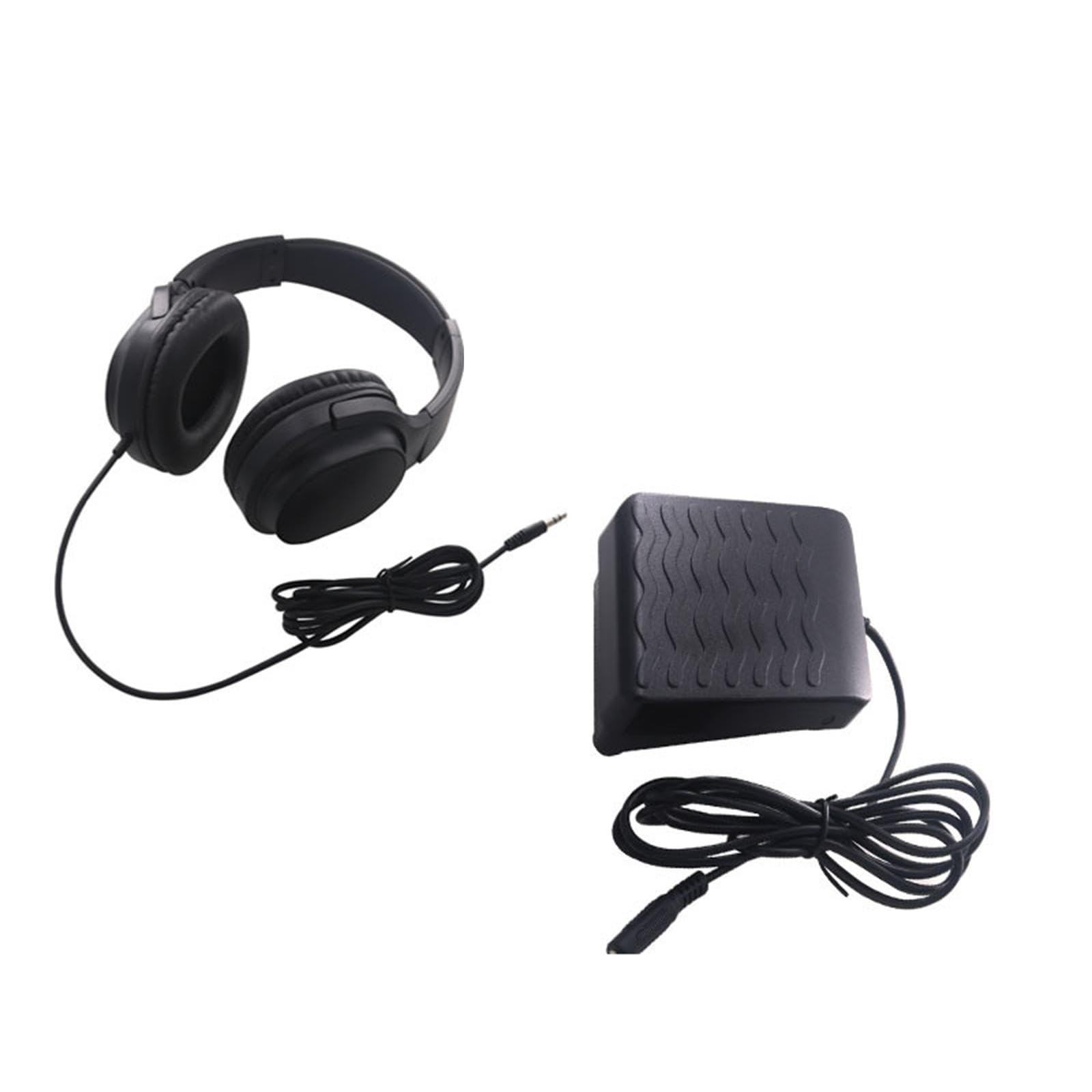 Pedal de Sustain Eléctrico Y Auriculares. Práctico, Robusto, Universal Y Profesional.