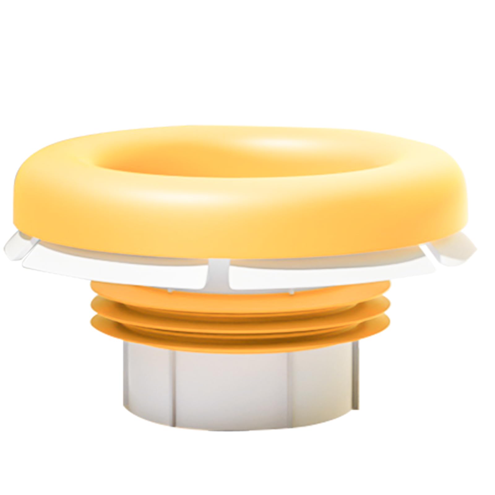 Thicken Toilet Bowl Gasket Flange Rings Floor Outlet Drain Pipe Flange Rings for Isolating Leakproof Enduring Toilet Bowl Gasket