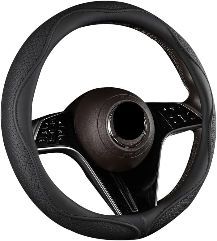 Car Steering Wheel Covers Car Anti-Slip Steering Wheel Cover Protective Style 38cm Sport Cool Wheel Steering Protector(Color 8)