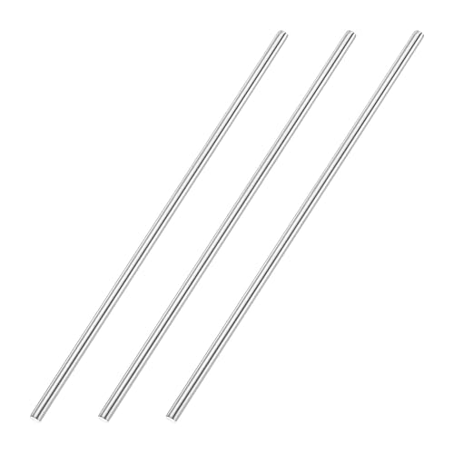 Miniatura 267 de uxcell Varilla redonda sólida de acero inoxidable 304 de 0.197 in x 5.906 in para manualidades de bricolaje - 10 piezas