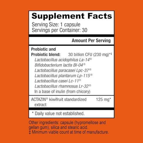 Image of NatureCity True-Life-PB Shelf Stable Blend Prebiotics and Probiotics for Women and Men - Digestive Gut Health Supplements for Women and Men - Dairy Free - (30 Veggie Capsules) (Pack of 2)