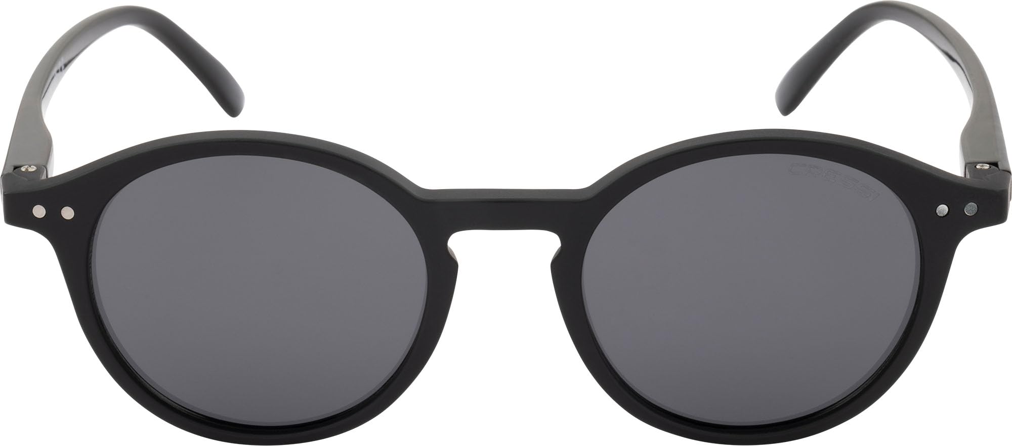 Cressi Glance Sunglasses Black Logo/Dark Lens - Unisex Polarised Sports Sunglasses perfect for Sea, Boating and Fishing, Frame PC Black Logo, Lens TAC Dark