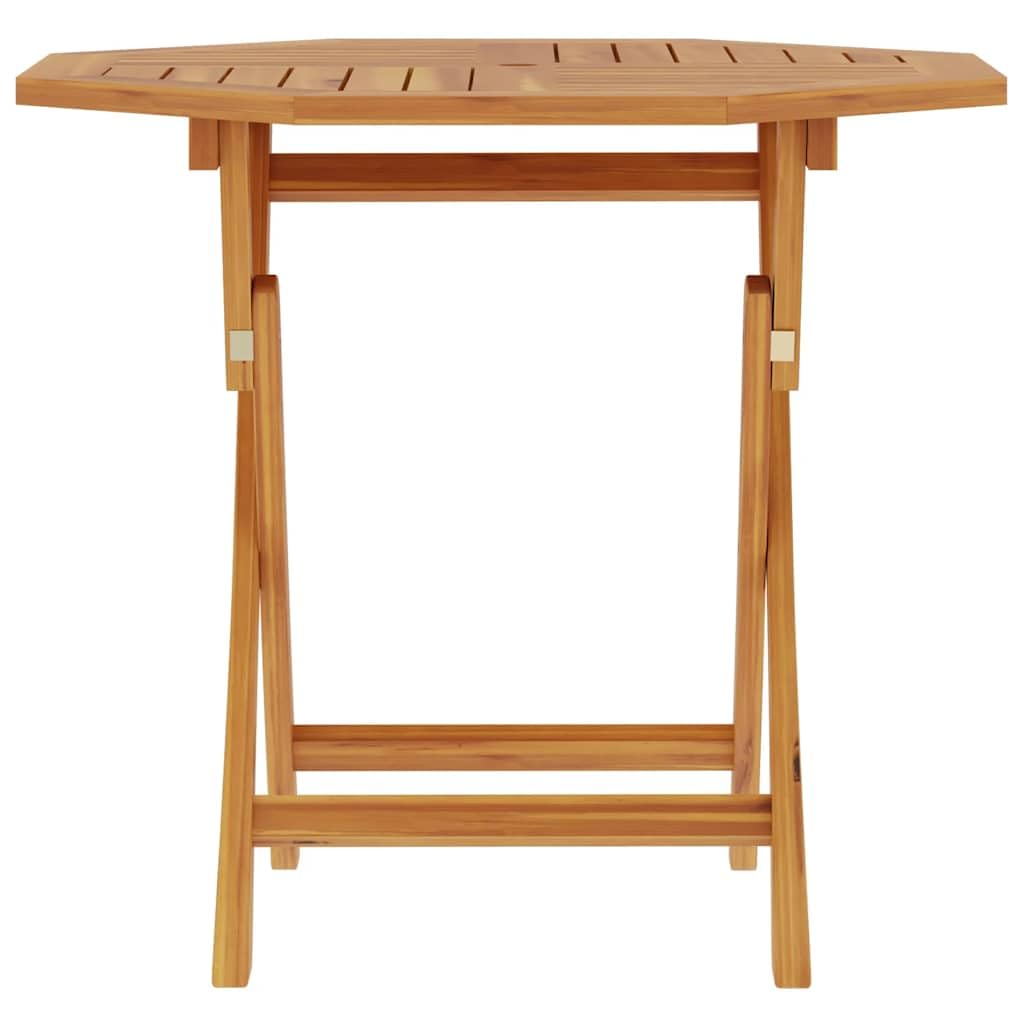 Mesa de jardín Plegable Madera de Teca Maciza 85x85x76 cm