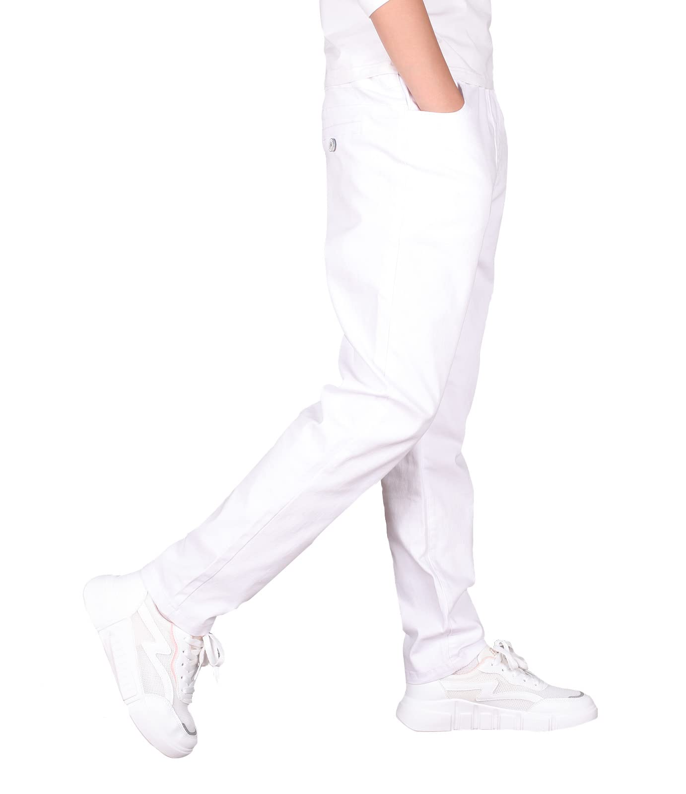CAMLAKEE Pantaloni Cargo Bambini Jogger Bambino con elastico in vita