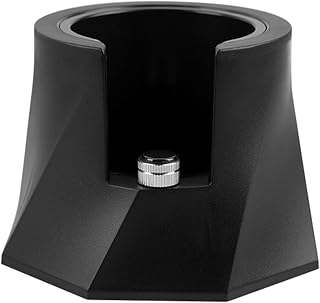 Gorise Portafiltros, estación de apisonamiento para espresso para portafiltros de 51/53/58 mm, estación de apisonamiento de ajustable con base de silicona antideslizante.