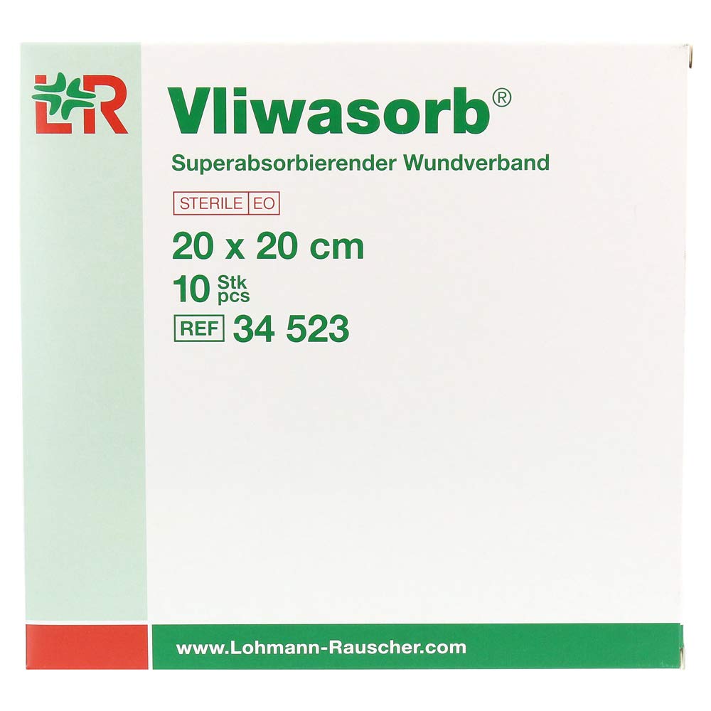 Vliwasorb Saugkompresse steril 20x20 cm